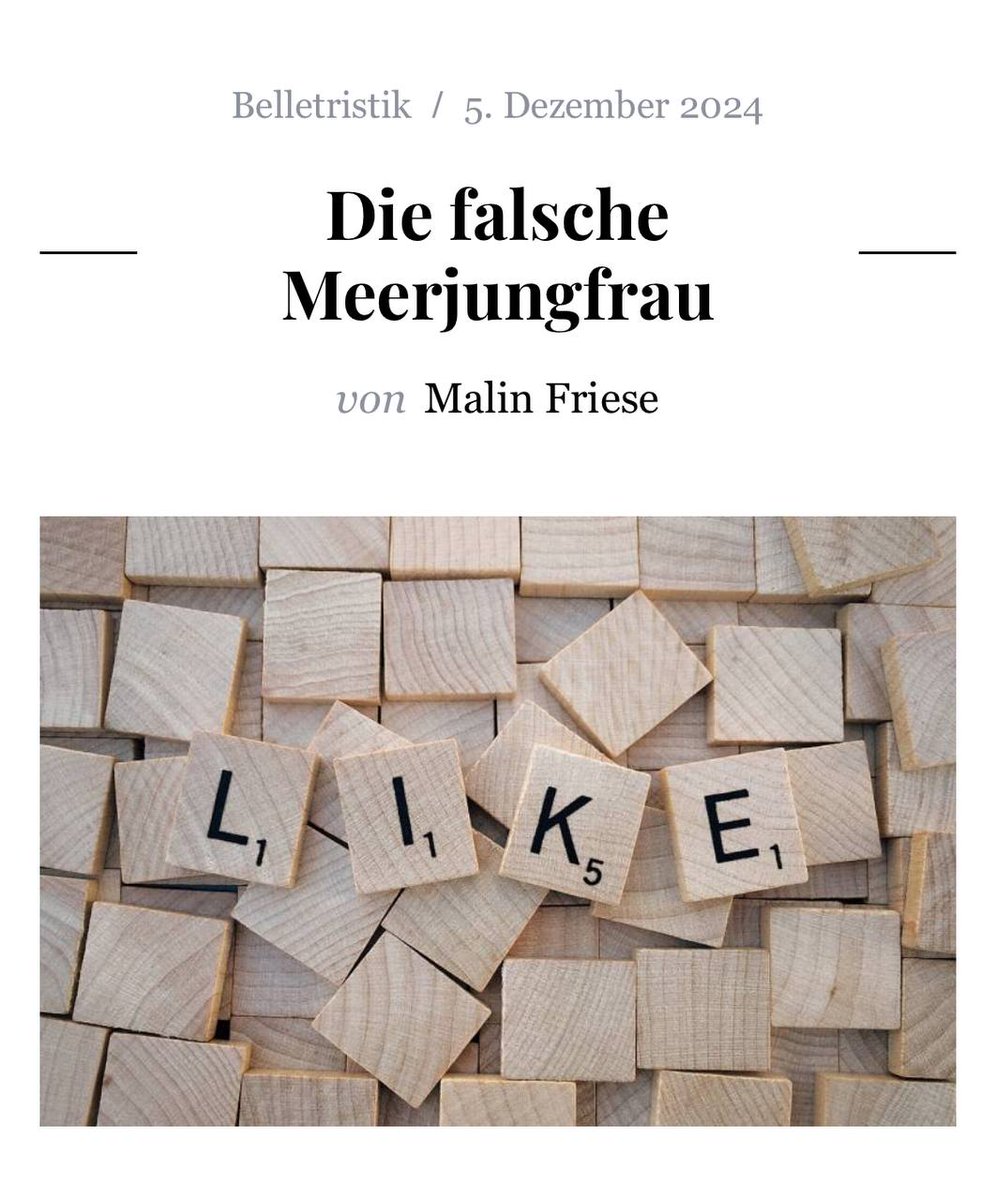 Eines verbindet Arielle in »Die Einsamkeit der Ersten ihrer Art« von Matthias Gruber mit ihrer Namensvetterin, der berühmten Meerjungfrau: der tiefe Wunsch nach einer anderen Existenz. Malin Friese hat das Buch rezensiert: litlog.de/die-falsche-me…