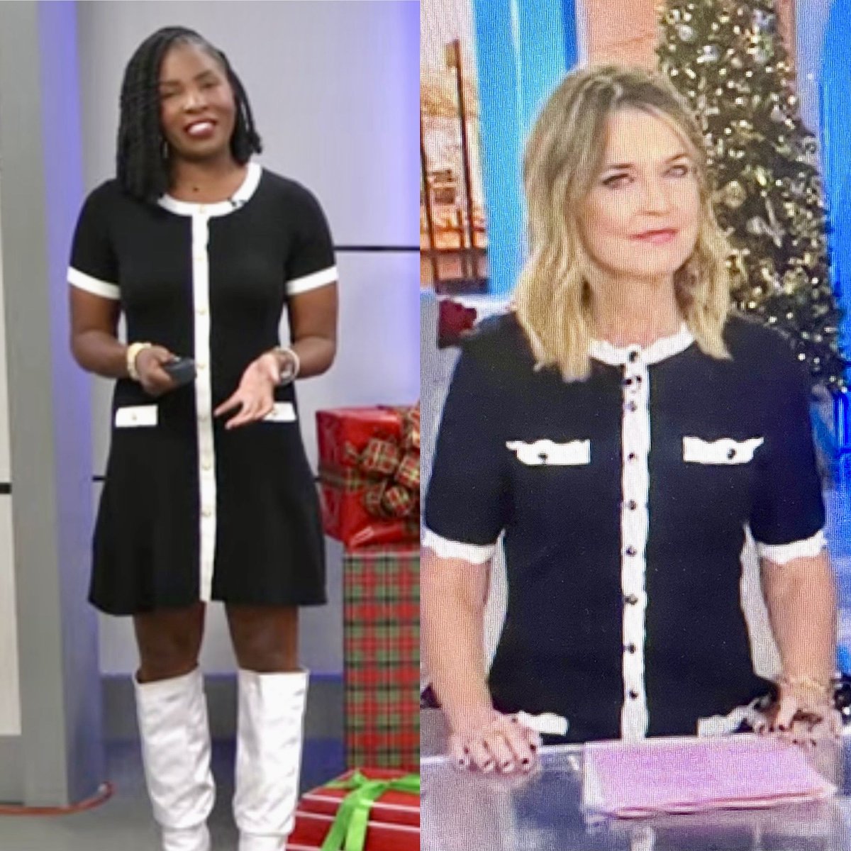 Hey Savannah! I have a dress just like that! Wonder if she got hers from TJ Maxx too 🤣😊😅 #savannahguthrie #thetodayshow