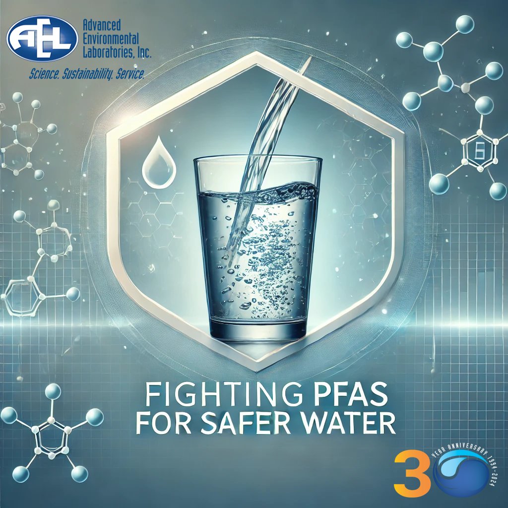 AELLaboratories's tweet photo. PFAS, the "forever chemicals," threaten safe drinking water. 🌊 The EPA’s new initiative supports small communities, and AEL is ready with advanced testing solutions to tackle PFAS contamination. Learn more: https://t.co/4PPrWbZmLV 💧 #PFAS #CleanWater #SafeWater #AELLab https://t.co/jtujGqrHvM
