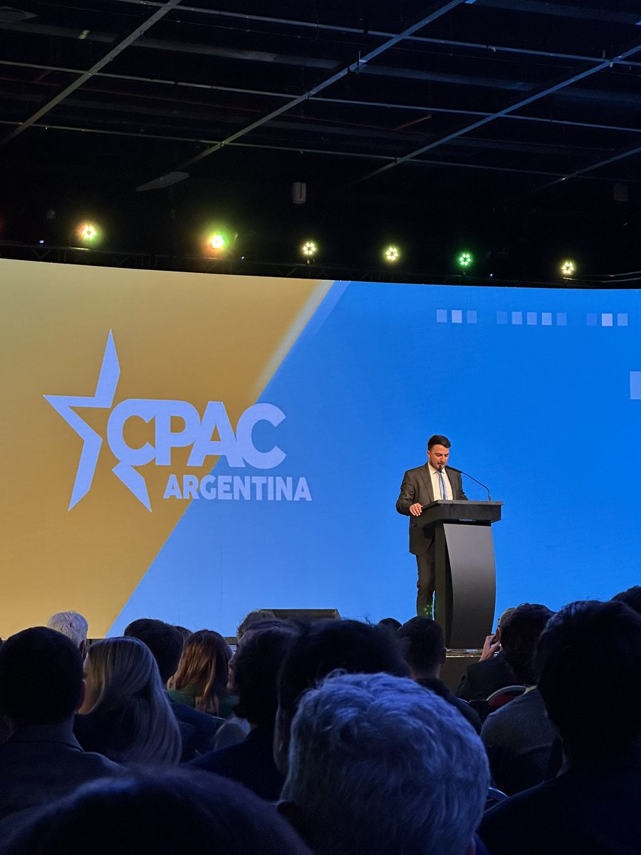rossiagustin_'s tweet photo. Ayer estuve acompañando en la @CPACArg . Es muy importante que nos preparemos e involucremos para llevar la #BatallaCultural a cada rincón de nuestro país. 
Cada lugar que no ocupemos nosotros, es un lugar cedido a los zurdos. 
A no aflojar VIVA LA LIBERTAD CARAJO 🇦🇷 https://t.co/55UsvKYySp