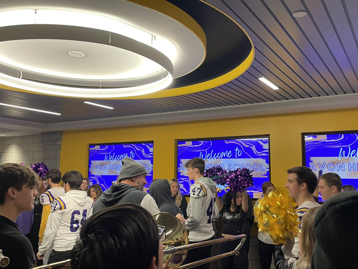 What a great Pep Rally at AHS for our football team, band, and cheer squads this morning.  Can’t wait for tonight’s game in Canton….is it 7:00 yet??