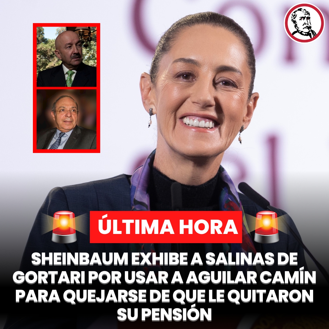 revistapolemon's tweet photo. 🚨#ÚLTIMAHORA La Presidenta @Claudiashein se burló del “desempleado” Carlos Salinas de Gortari y exhibió que el podcast donde aparece es distribuido por la Revista Nexos, de @aguilarcamin a quien el exmandatario le daba “apapachos” millonarios.

Ayer trascendió la reaparición del expresidente Salinas de Gortari en un podcast titulado “La Invención de América del Norte”, el cual es difundido por la @nexosmexico, de Aguilar Camín, en donde se quejó de que se le haya retirado su pensión millonaria.

“Soy desempleado. Si, porque pensionado ya no, ahora que alguien nos quitó las pensiones”, dijo el exmandatario.

Y aunque ya había tocado el tema en su mañanera del miércoles, Sheinbaum lo retomó y ahora se burló de que haya sido Aguilar Camín, quien le dio la vía al expresidente para quejarse sobre su pensión.

“Fíjense que interesante, ¿Dónde sale el podcast? ¿Quién dirige Nexos? ¿Se acuerdan de la relación que puso aquí en entonces Presidente Andrés Manuel López Obrador? Los apapachos, el adelanto de pago, las cartas de Aguilar Camín a Salinas de Gortari y viceversa. Que no le alcanzaba, que no había terminado de hacer su trabajo. Y ahora aparece en un podcast (…) en la Revista Nexos”, ironizó.

Finalmente, Sheinbaum señaló que aún cuando Salinas de Gortari se diga “desempleado” goza de privilegios al estar en Europa, pues no se le ve viajar en vuelos comerciales.

“Ahora, muy desempleado, muy desempleado, pero ¿a poco lo han visto viajar en un avión comercial? Nada más para documentar lo que está ocurriendo, que es importante. La aparición, donde aparece y luego que según está desempleado”, dijo.