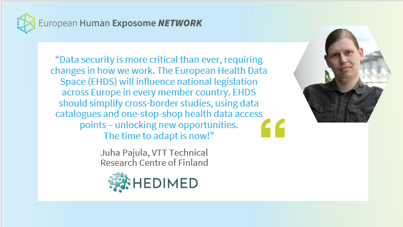 HEDIMED2020's tweet image. Key messages from last week's #EHEN Final Event: important insights on the #EuropeanHealthDataSpace and its implications for health data and #exposome research across Europe. 🌍📊
#HumanExposome #Science4Policy