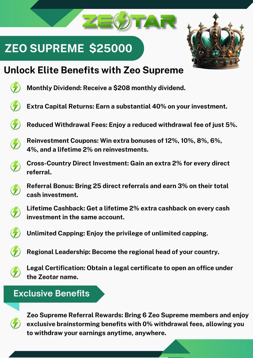 ZeotarOfficial's tweet photo. Own the future with Zeotar LLC!π«
Unlock unparalleled rewards, global recognition, and elite opportunities with πππ€ππ©ππ§π, πππ€ππͺπ₯π§ππ’πβ, ππ£π πππ€πΎπ§π€π¬π£π.
The world is moving forward. Will you lead the wayβ
#Zeotar #ZeoStar #ZeoSupreme #ZeoCrown https://t.co/zXnAHZ9TvM