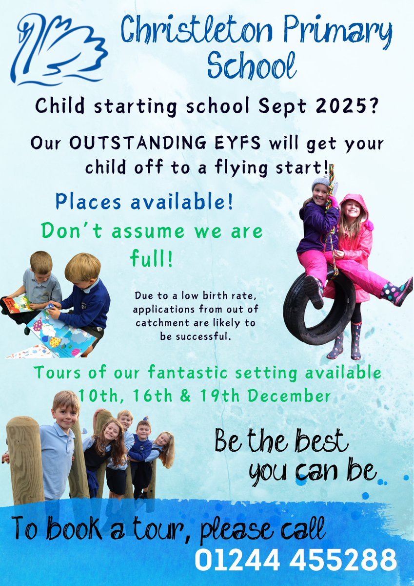 Plenty of time before the January 15th application deadline to come and have a look at our wonderful school.
Please give the office a call to book in your tour, additional dates added.