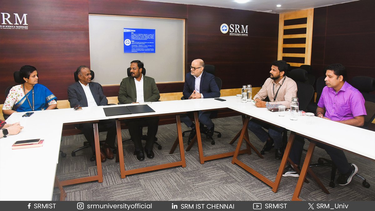 SRM_Univ's tweet photo. The SRM School of Law, #SRMIST, has signed a Memorandum of Understanding (MOU) with Cyber Intelligence Academy, (CIA) Chennai. 

@CIA  #SRMSOL #CyberIntelligenceAcademy #CIA #MoU #Collaboration #SRMlaw #lawschool #srm_pov #SRMuniversity #academics #education #SRMkattankulathur https://t.co/2zMoIUzXvD
