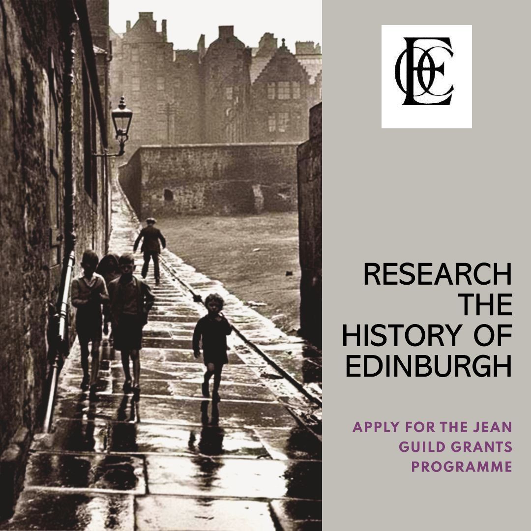 OldEdinClub's tweet photo. Jean Guild Grants Programme Round 2. Folks, a reminder that the deadline for applying for a project grant up to £3,500 or an individual research grant up to £500 is fast approaching on 10th Jan 2025 . More info on criteria and how to apply see our website https://t.co/wTSgJwXR44 https://t.co/Q7sNvne5KD