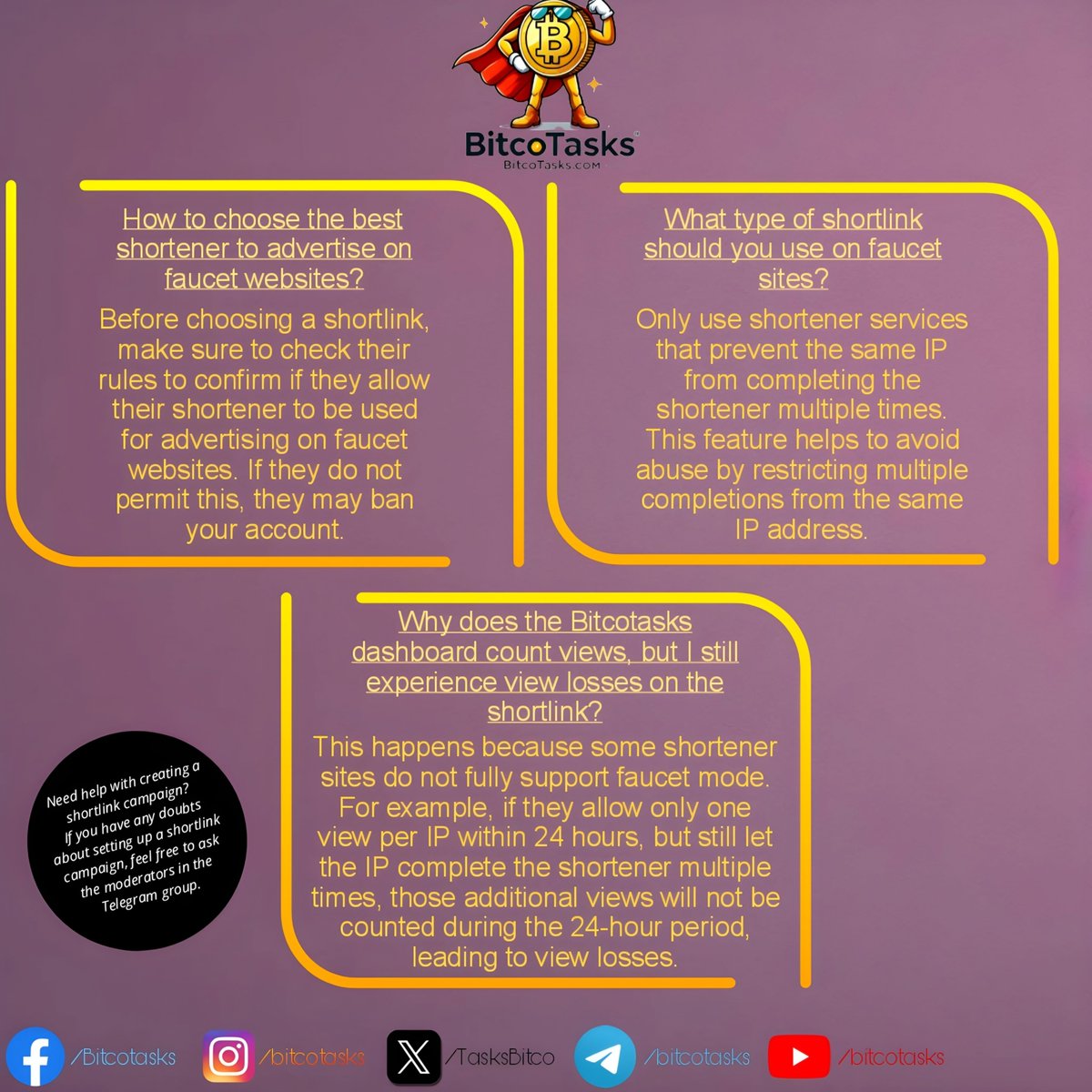 TasksBitco's tweet photo. “Everything You Need to Know About Shortlinks, for Faucet Sites!”

Advertise on: https://t.co/HueSW3cYci
Join us on Telegram: https://t.co/ONy6evOj4o

Feel free to reach out if you have questions!

#Bitcotasks #FaucetSites #Shortlinks #EarnOnline #CryptoCampaigns #BoostEarnings https://t.co/OQRDMYEGxd