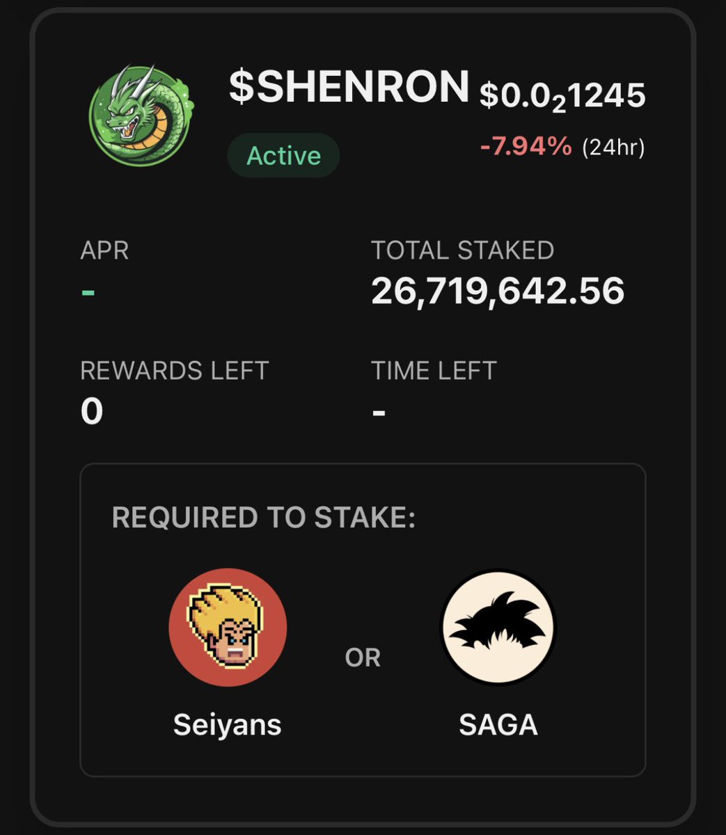 ShenronOnSei's tweet photo. $2500 in rewards to be distributed over 30 Days! TVL determines rewards next round 👀

@seiyantoken9000 single sided staking is available now! 

Make sure to grab your @seiyansnft for early unlocks!

https://t.co/5TvzAIQwQW

Rewards start stacking 4 PM EST today 12.5! https://t.co/0JgrVnzvcu