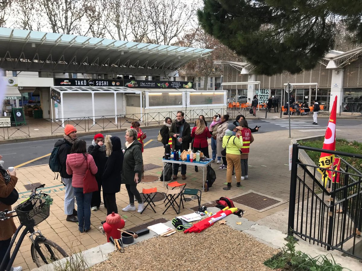 FnposCGT's tweet photo. Salariés mobilisés pour les missions locales face aux restrictions budgétaires annoncées aux collectivités : Rassemblement à Montpellier de la CGT Missions Locales devant la DREETS https://t.co/95dmzQ7Gjv