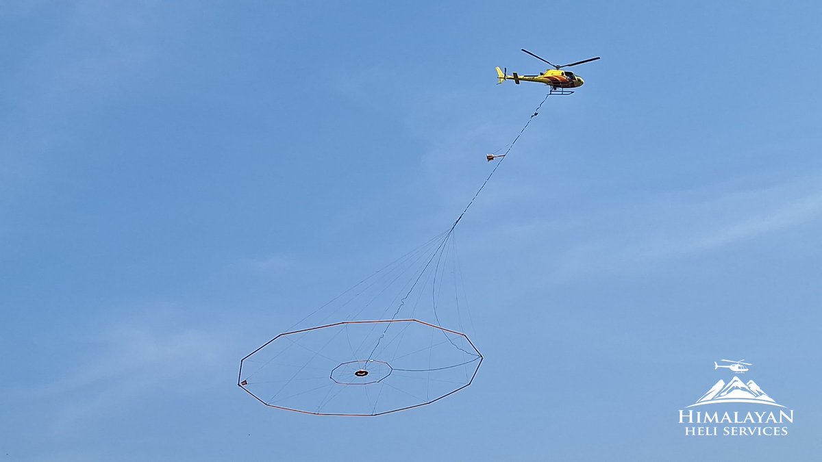 Captured: Clear skies and smooth operations at our survey base today! 🚁🌞

For our Aerial work services, you can get in touch with us at info@himalayanheli.com. #FlyHimalayanHeli

#Survey #AerialWork #HimalayanHeliServices