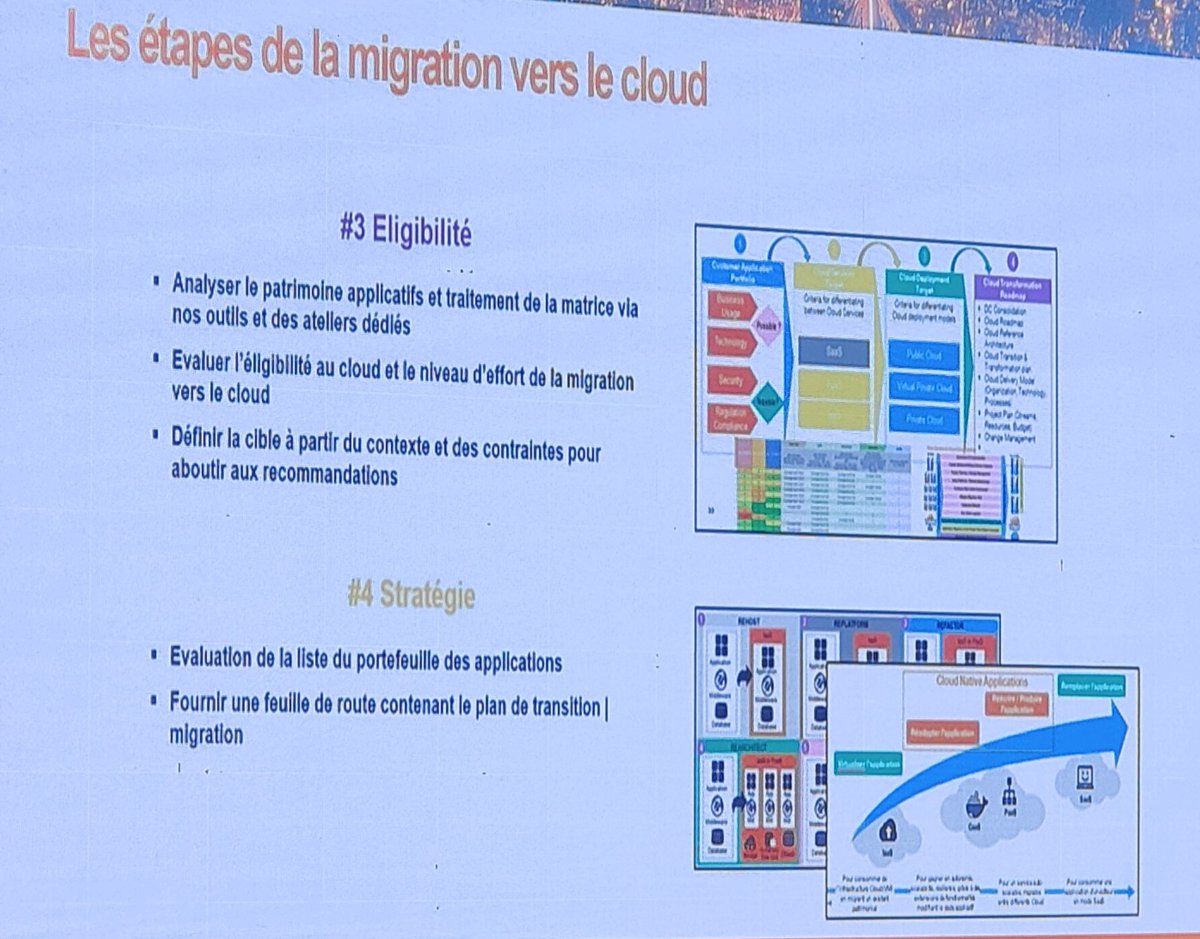 Jour 2:
Orange Innovation Days
Thème : connecter demain ! L'innovation au service de la transformation 
Les étapes de la migration cloud
#Orangegn #Kibaro