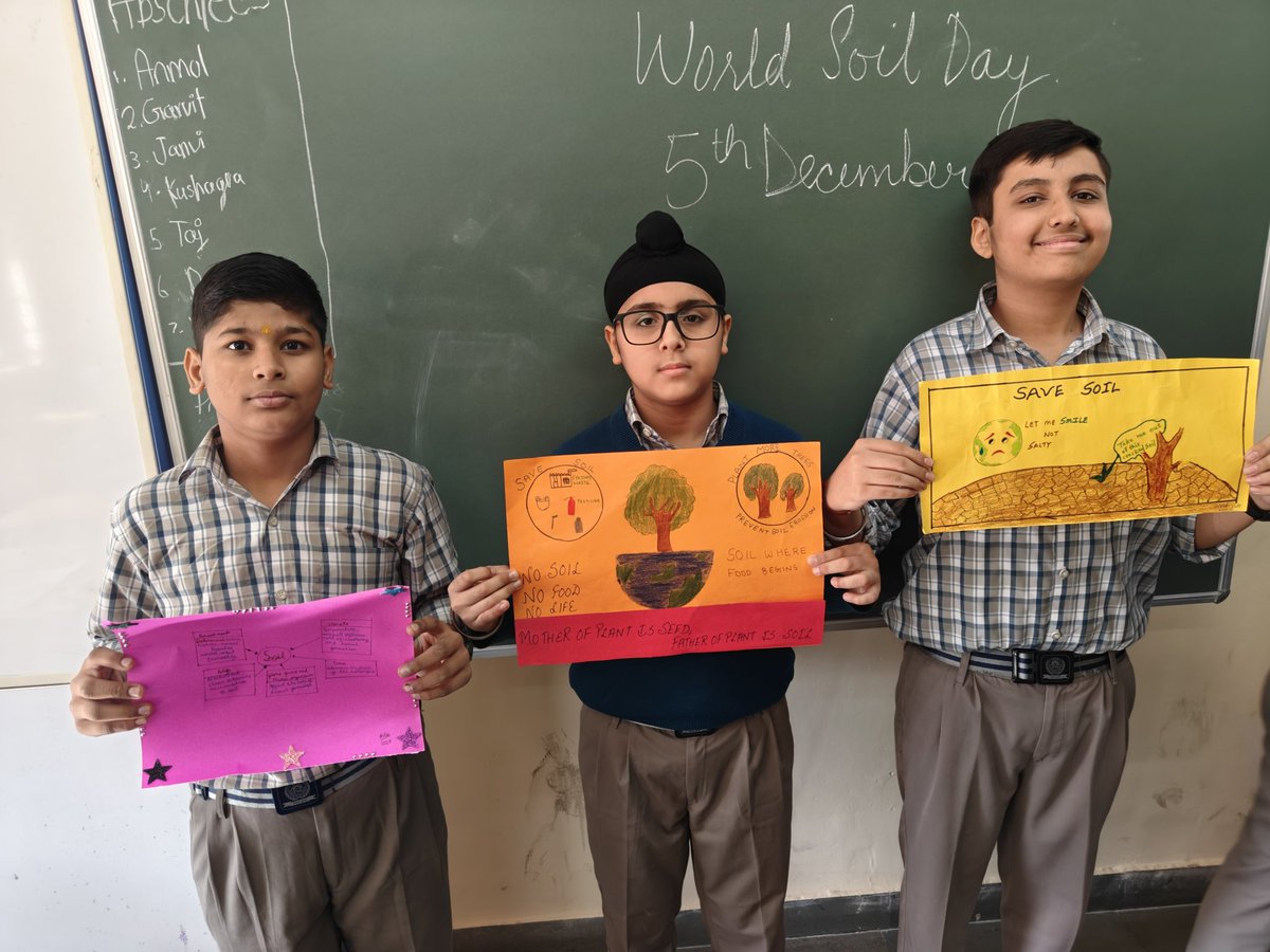 amariyamaji2001's tweet photo. 🌍✨ Celebrating #WorldSoilDay at Ahlcon International School! Our students showcased vibrant posters and a soulful song performance, spreading awareness on #SavingSoil. 🌱🎶 #SustainableFuture #SoilHealth
@ashokkp @y_sanjay @pntduggal @sunandask21 @kandhari_ekta @sodhisumedha https://t.co/qOxD4kofnN