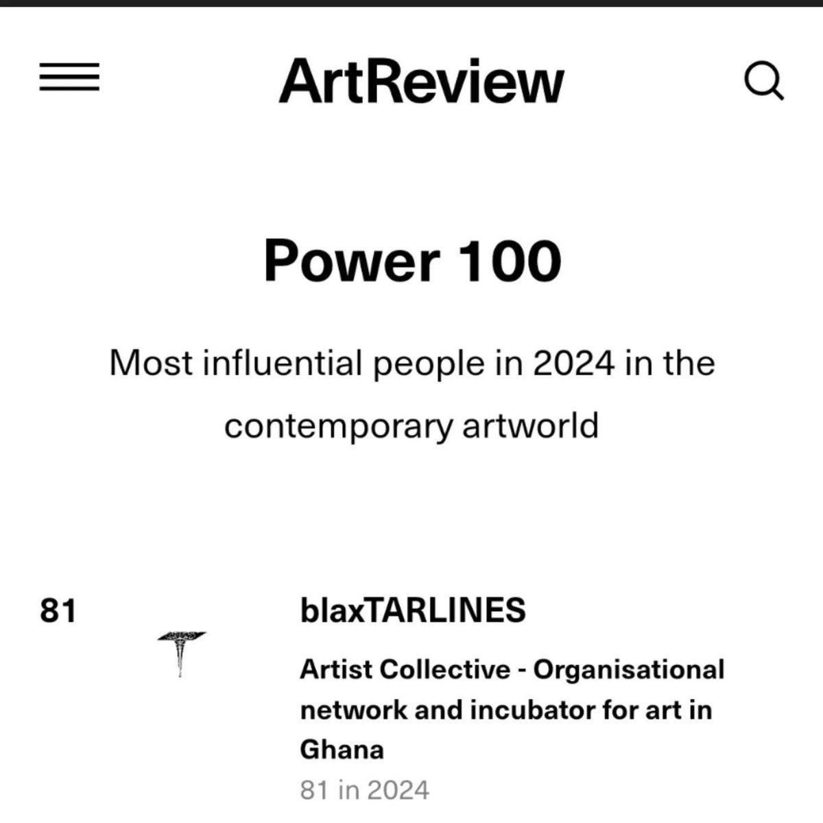blaxTARLINES KUMASI tweet media