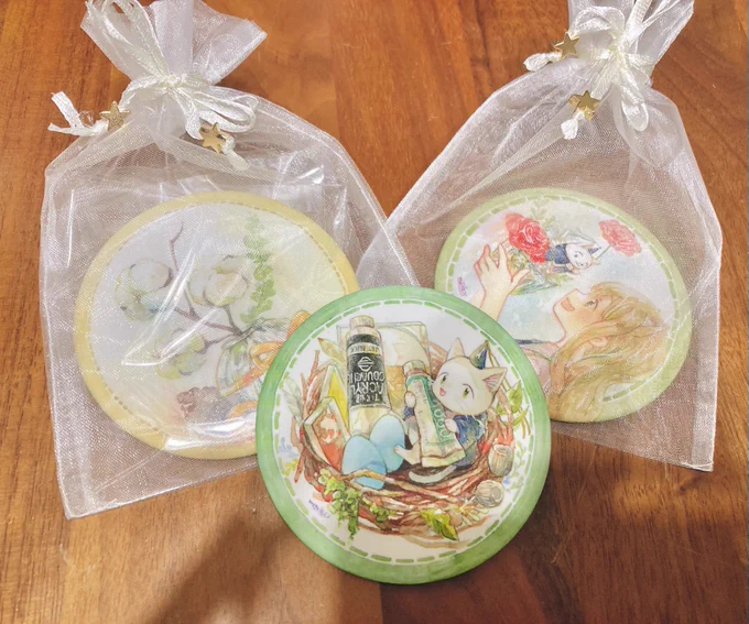 やばかわ缶ミラー全6種 