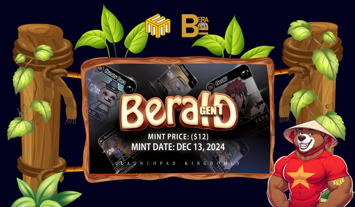 🎁 Whitelist Giveaway: TTT Labs x Bera ID 🐻‍❄️⛓️ – 10 GTD + 25 FCFS mint Bera ID Gen1 NFT

We’re partnering with @Bera_IDs to bring you whitelist mints for the Gen1 NFT – an exciting opportunity you don’t want to miss!

Here’s how to join:
✅ Follow <a href="/ttt_lab/">TTT Labs I Validator 🇻🇳</a>, @Bera_IDs,