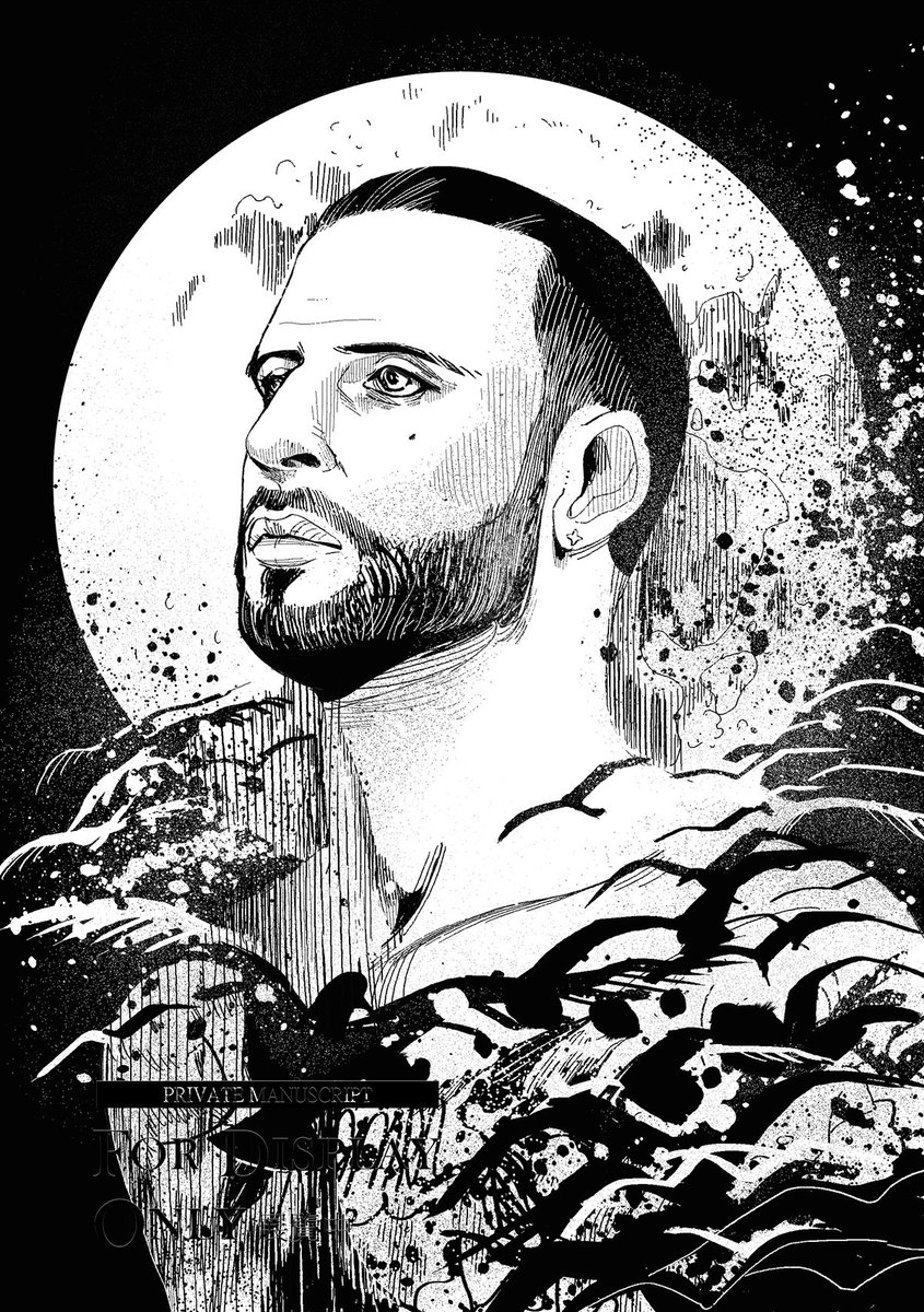 MrRighthand666's tweet image. Kyle Walker：🌫️🌙🕊️
#KyleWalker #ManCity #football #illustration #myart