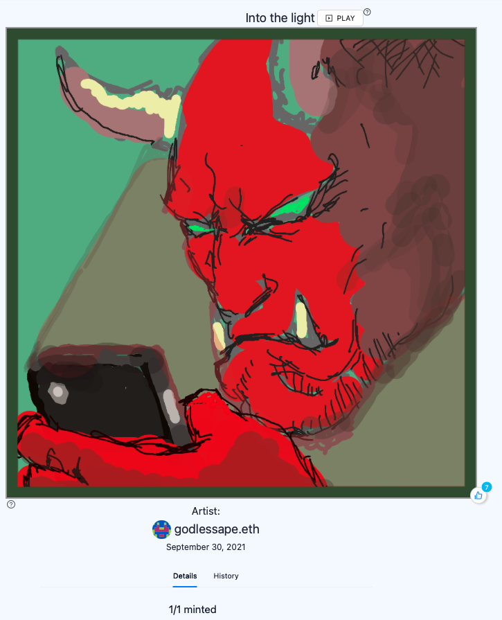 DanielSheld0n's tweet photo. Ahh, my very first ever @NiftyInk drawing 30/09/2021. I remember thinking: "Ah heck this is so awkward to use..dont think I'll be using this much..."  327 inks later and it proved to be a pivotal point in my understanding and engagement with everything Blockchain. Good and bad but mostly and overwhelmingly GOOD! Connected me to a huge global community of true frontiers people. Still a way to go but Im so glad and grateful to be a part of it all. @austingriffith @azacharyf @azimov_se @buidlguidl @blockhero_ @0000nnxyz  @littletulip_eth @komosotweets @TorstenGoerke @dhiahop