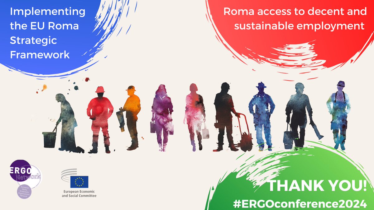 ERGO Network (@ergo_network) on Twitter photo 🙏 Thank you for joining us in Brussels and online on 25 November for the ERGO Network annual Policy Conference, hosted by the <a href="/EU_EESC/">European Economic and Social Committee</a> and dedicated to #Roma #employment and #antigypsyism!
👀 If you missed it, see here photos, materials, full recording: ergonetwork.org/2024/10/regist… 🙏 Thank you for joining us in Brussels and online on 25 November for the ERGO Network annual Policy Conference, hosted by the <a href="/EU_EESC/">European Economic and Social Committee</a> and dedicated to #Roma #employment and #antigypsyism!
👀 If you missed it, see here photos, materials, full recording: ergonetwork.org/2024/10/regist…