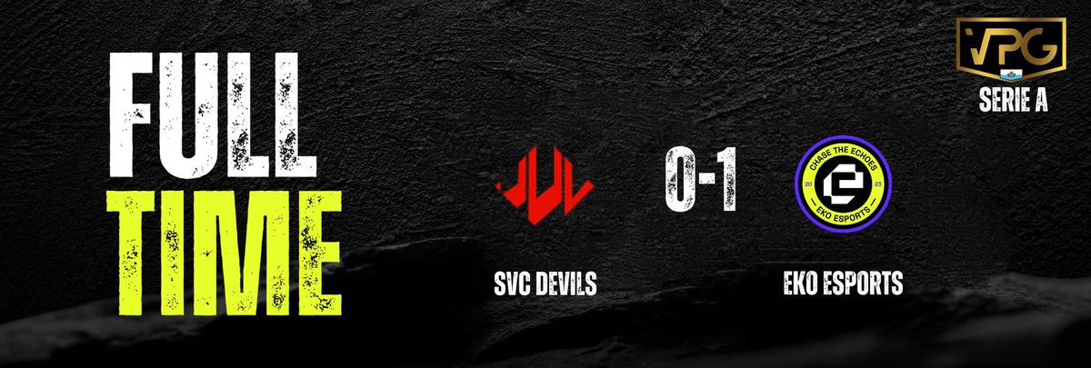 EKO eSports ProClub ยฉ๏ธ (@ekoproclub) on Twitter photo | FULLTIME |
๐ช๐บ <a href="/VPGEurope/">Virtual Pro Gaming | Europe</a>
๐ <a href="/LegionofBoomX1/">Legion of Boom</a>
โ
5-2
<a href="/Bolo97_/">Bolo</a> โฝ๏ธโฝ๏ธ๐
<a href="/FazzMdc/">FaZz</a> โฝ๏ธ
<a href="/JackerzVII/">JackerzVII</a> โฝ๏ธ๐
<a href="/FKolm10/">Fifa_Kolm10</a> โฝ๏ธ๐
<a href="/pizzacane/">Pizzacane ๐</a> ๐
๐ <a href="/xTentationCP/">x Tentation</a>
โ
2-0
<a href="/_Foca22_/">oP_Foca_22</a> โฝ๏ธ
<a href="/Bolo97_/">Bolo</a> โฝ๏ธ
<a href="/FKolm10/">Fifa_Kolm10</a> ๐๐
๐ฎ๐น <a href="/VPGItaly/">VPG Italy ๐ฎ๐น</a>
๐ <a href="/2016immortal/">MADREโ๏ธIMMORTALS</a>
โ
1-0
<a href="/_Foca22_/">oP_Foca_22</a> โฝ๏ธ
<a href="/FKolm10/">Fifa_Kolm10</a> ๐
#ChaseTheEchoes | FULLTIME |
๐ช๐บ <a href="/VPGEurope/">Virtual Pro Gaming | Europe</a>
๐ <a href="/LegionofBoomX1/">Legion of Boom</a>
โ
5-2
<a href="/Bolo97_/">Bolo</a> โฝ๏ธโฝ๏ธ๐
<a href="/FazzMdc/">FaZz</a> โฝ๏ธ
<a href="/JackerzVII/">JackerzVII</a> โฝ๏ธ๐
<a href="/FKolm10/">Fifa_Kolm10</a> โฝ๏ธ๐
<a href="/pizzacane/">Pizzacane ๐</a> ๐
๐ <a href="/xTentationCP/">x Tentation</a>
โ
2-0
<a href="/_Foca22_/">oP_Foca_22</a> โฝ๏ธ
<a href="/Bolo97_/">Bolo</a> โฝ๏ธ
<a href="/FKolm10/">Fifa_Kolm10</a> ๐๐
๐ฎ๐น <a href="/VPGItaly/">VPG Italy ๐ฎ๐น</a>
๐ <a href="/2016immortal/">MADREโ๏ธIMMORTALS</a>
โ
1-0
<a href="/_Foca22_/">oP_Foca_22</a> โฝ๏ธ
<a href="/FKolm10/">Fifa_Kolm10</a> ๐
#ChaseTheEchoes