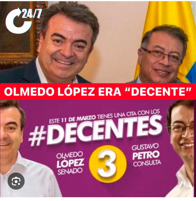 lairadedios15's tweet photo. @GustavoBolivar De los mismos creadores de “sin mis 15.000 barras con sus votos no ganan y si hablo nos vamos todos presos” o “somos el cambio”, también famosos por el “plata NO propuestas si” o “ Vote por los #decentes” hoy nos llega “transparencia con la gente” en manos de este cómplice ! https://t.co/PPMJlzeMCD
