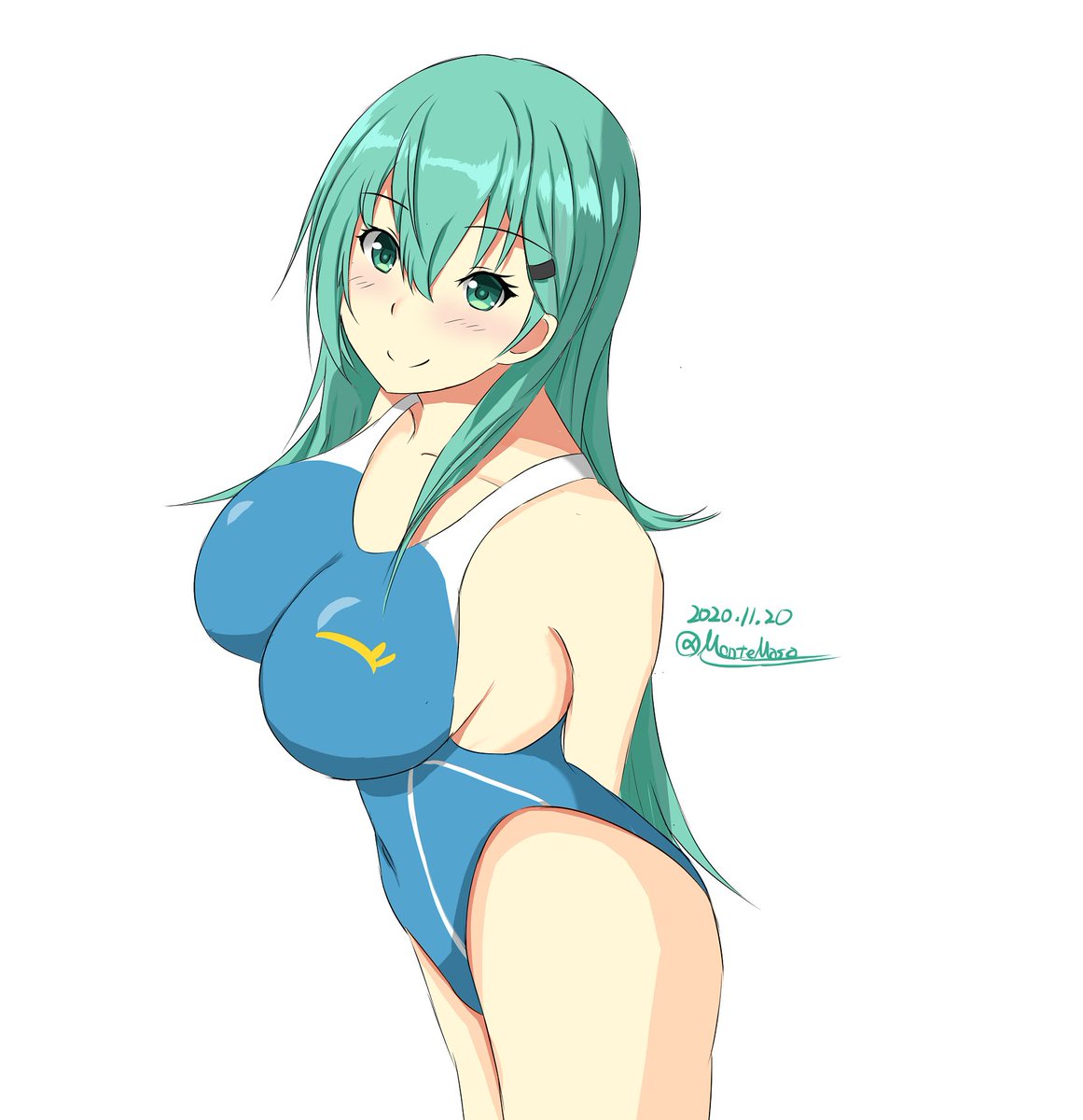 鈴谷(艦隊これくしょん) 「#画力変化ビフォーアフター←2020   2024→ 」|MONTE@大湊のイラスト