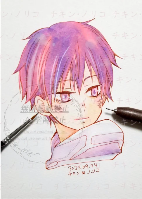 #100日チャレンジ 86日目再掲 8人兄弟の長男シリーズより四男 イラストでしか登場したことのない四男(笑)ちなみに小学五年生微笑んでますが兄弟一笑いません次男より強者です一匹狼で独りを好みます。が、皆のこと好きです。大好きです。でもでもぜっったいに面に出さない究極のツンデレw