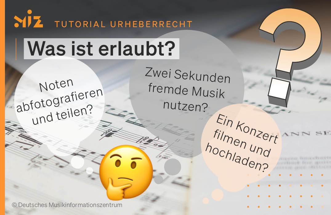 Das Hören, Teilen und Bearbeiten von Musik war nie einfacher als heute. Urheberrechtsverletzungen sind dann leicht gemacht. Was geht und was nicht geht, erklärt unser frisch aktualisiertes Tutorial Urheberrecht in der Musik.
miz.org/de/tutorials/u…