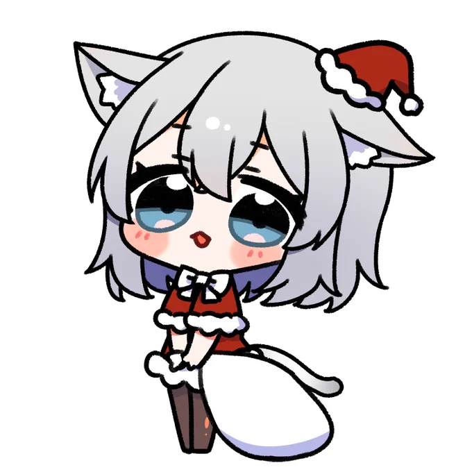 ねこさや さんからのご依頼でなっさんさん サンタ描かせていただきました!ありがとうございます!! #なさアート