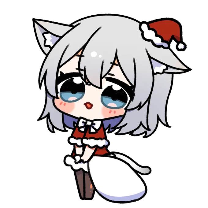 ねこさや さんからのご依頼でなっさんさん サンタ描かせていただきました!ありがとうございます!! #なさアート