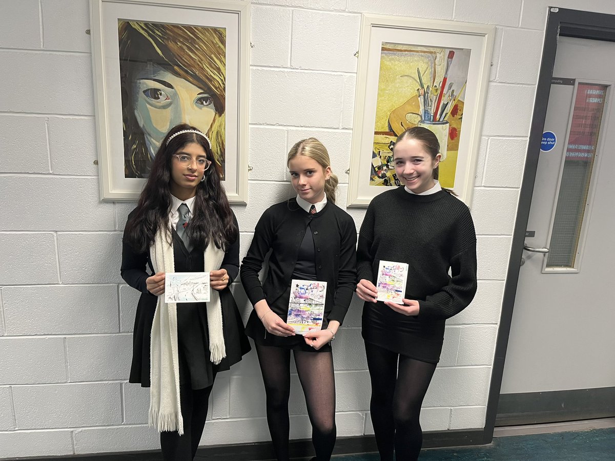 Well done to Sophia, Shafa and Chloe on their lovely Christmas card designs for this year’s school card! Great effort from the whole class! #RRSA #Article29