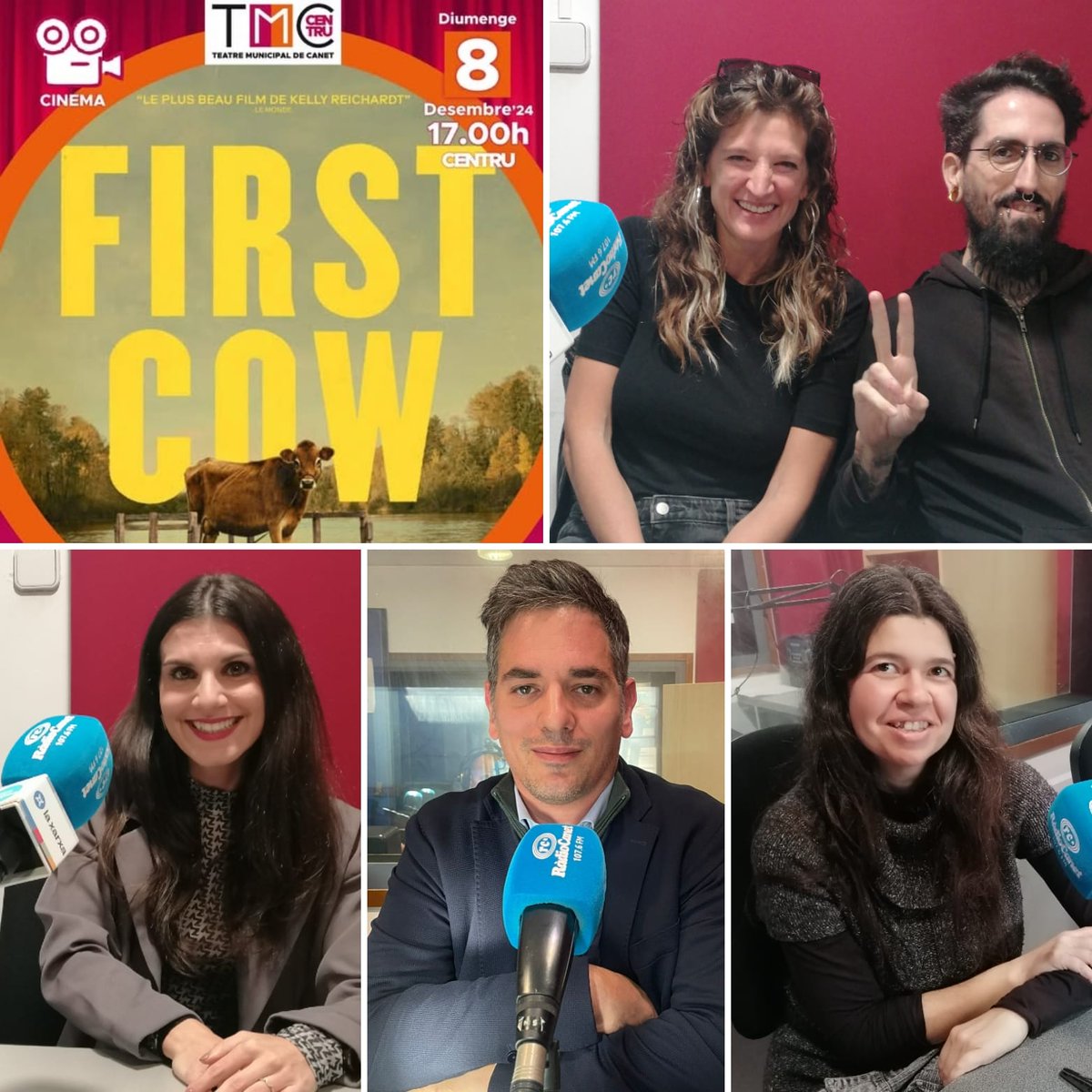 radiocanetdemar's tweet photo. 📻Torna a escoltar #Els4Cantons 🎧
https://t.co/1uqdU4dPOg
-🗣️Tertúlia
-🅿️POLÍTICA MUNICIPAL: @BeatrizOller
-🐮#OnadaCineClub #FirstCow @TMCanet
-🗞️Notícies i Temps @ajcanetdemar @ccmaresme @tempscanet
-🅿️POLÍTICA MUNICIPAL: @PPCanet @albertinyo10
-🍿DIVENDRES DE CINE: #Mireia https://t.co/okEjUd2g14