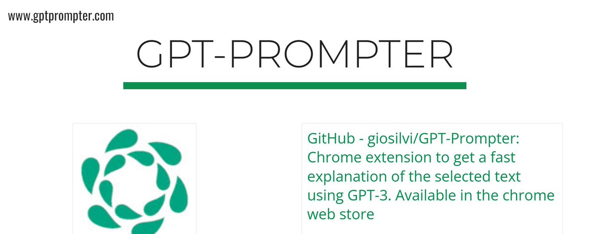 victrays's tweet image. Chrome extension to get fast explanation of the selected text.
Try now
👇
victrays.com/gpt-prompter/
#Summarizer #aitools #victrays #ChatGPTPrompts