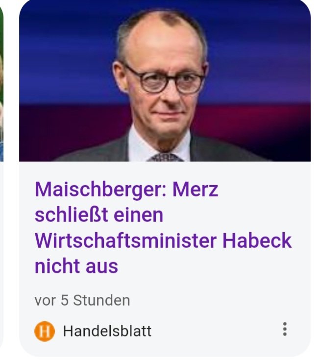 BITTE lasst die CDU endlich abstürzen!
Kein Mensch kann ernsthaft nochmal 4 Jahre Habeck aushalten!