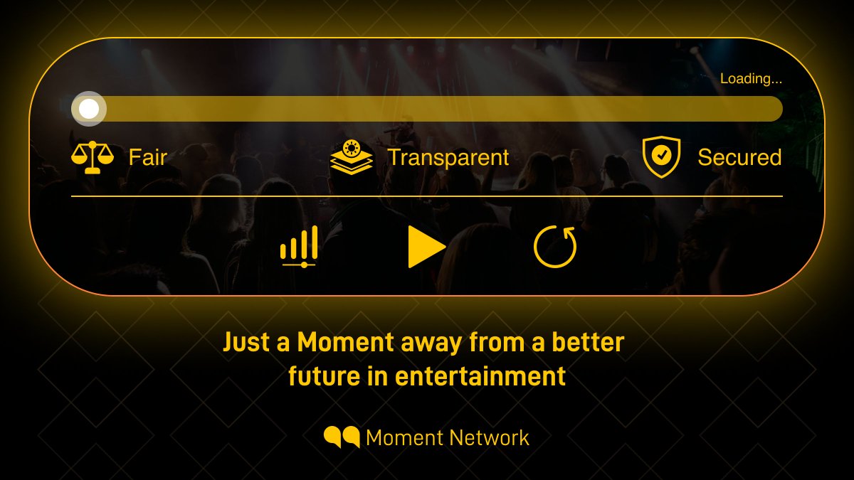 🟡A MOMENT Away-  Moment Network is more than a platform—it’s a movement

Revolutionizing Entertainment with Web3: One $MOMENT at a Time.

This isn’t just about technology—it’s about empowering the dreamers, the creators, and the fans who make the entertainment industry what it