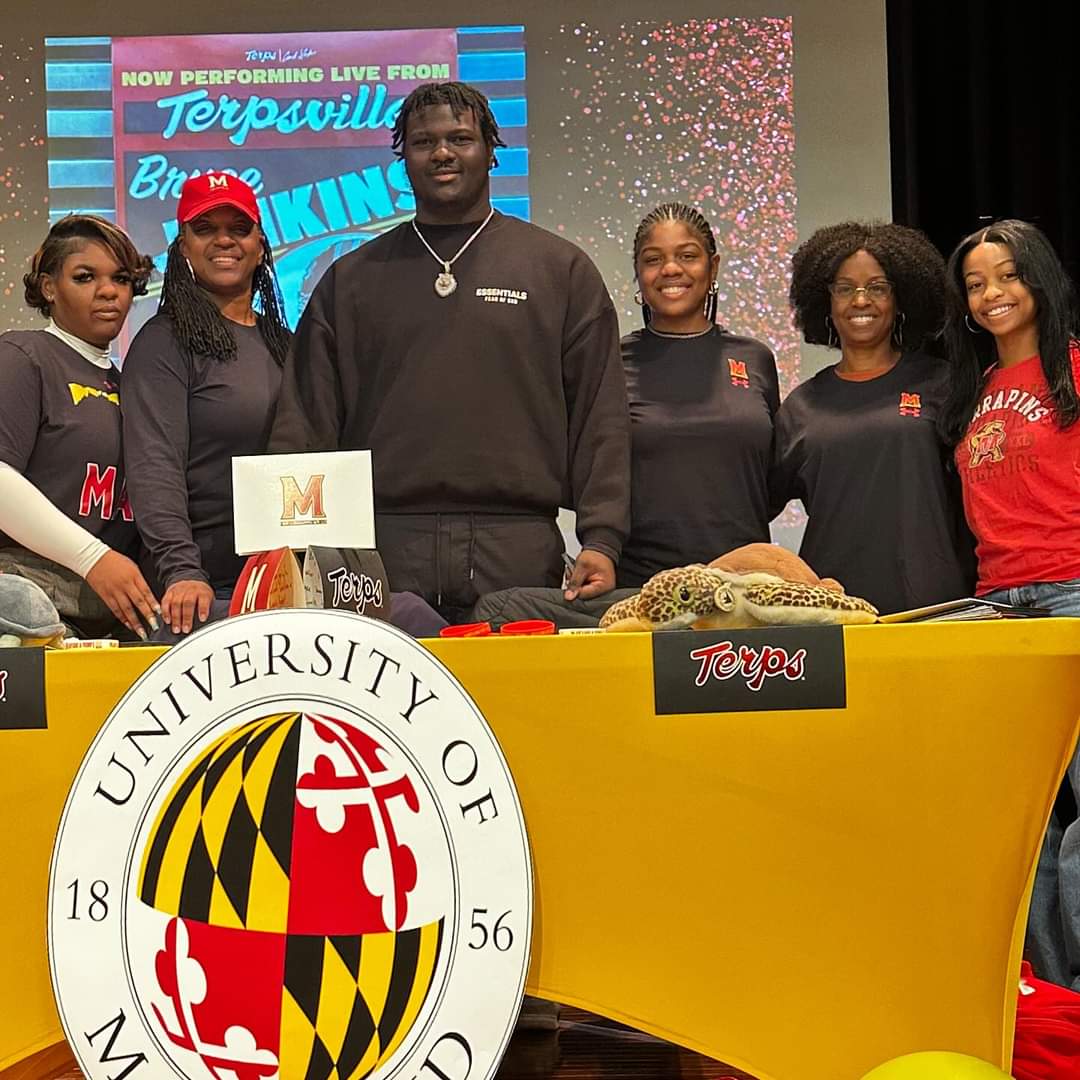 FriendshipPCS's tweet photo. Congratulations to Bryce Jenkins and his family! Our student athletes are doing amazing things on the field and in the classroom! #FriendshipProud #FutureTerp #beachboyz https://t.co/NbRkfEuDLe