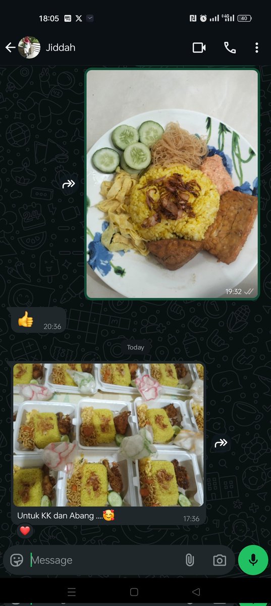 saling pamer nasikuning ceritanya. Selang sehari doang Jiddah miladnya sama Praya, terus merayakan sama pasangan yg budaya nya ultah gak ada perayaan apapun, bahkan kado sekalipun. Jadi rasanya agak... kriuk wkwk