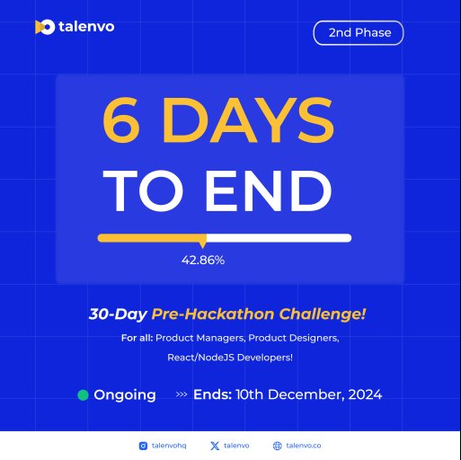 talenvo's tweet image. The finish line is in sight🏃‍➡️

What a journey it&apos;s been for us and the teams onboard❕️

Learning✅️Collaboration✅️Thriving✅️ in a Challenge.

#talenvo #techcommunity #techchallenge #workexperience