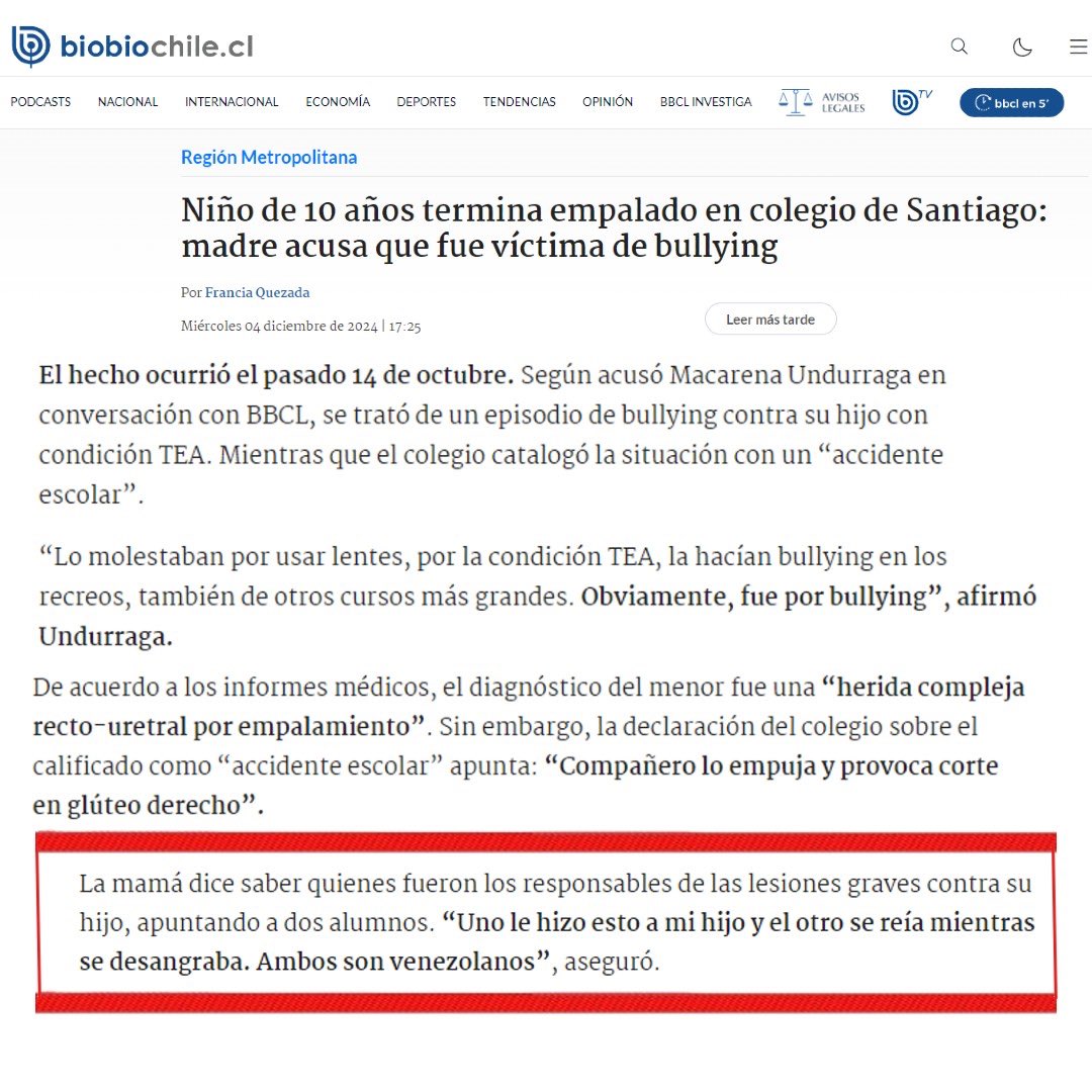 Smoking_Poop_'s tweet photo. Si una wna le mete un charchazo a un veneco saltan todos los Social justice warriors a acusar de xenofobia, Ahora que 2 venecos empalaron a un niño con autismo y lo dejaron grave donde están reclamando y porque nadie habla del tema (??) https://t.co/ABkWHJq3xB