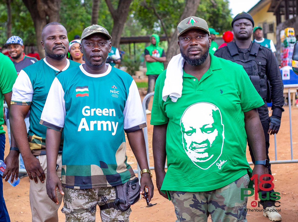 18plus4ndc's tweet photo. The Green Wave 💚

#VoteForMahama #ResettingGhana #24HourEconomy #JohnAndJane2024 https://t.co/4hiG1CwTL2