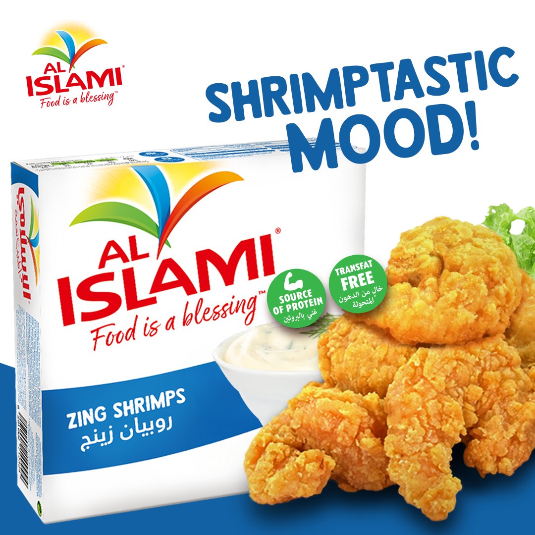 Alislami_foods's tweet photo. Crispy, zesty, and versatile enough to fit into any meal you’re craving, there’s nothing like Al Islami Zing Shrimps.
#AlIslami #ZingShrimps #CrispyDelight #ZestyFlavors #ShrimpLovers #AlIslamiTaste #FoodieFavorites #QuickMeals #PerfectSnack #AlIslamiCrispy https://t.co/VS5EEeGtSy
