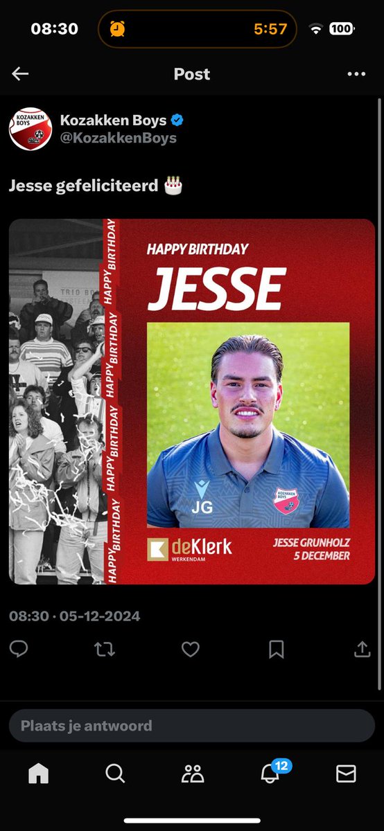 Gefeliciteerd Jesse