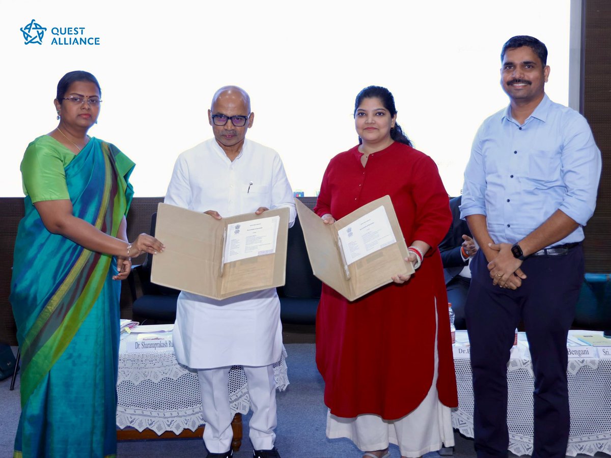 FRSN_India's tweet photo. Annually 16,000 students from 141 ITIs in the #Mysuru and #Belagavi division will now benefit from having access to employability skills and industry exposure through our partnership between @questalliance  and the @ite_karnataka, supported by @FRSN_India 
#SkillIndia https://t.co/ewheKOe0OG