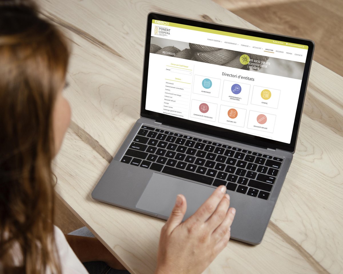 Ponent Coopera (@ponentcoopera) on Twitter photo 📍💻  Presentem el directori d’entitats de l’Economia Social i Solidària de Ponent!
Un recurs que recull els productes i serveis que ofereixen les iniciatives de l’ESS del nostre territori per facilitar la contractació local i responsable.
📲 Consulta’l! ponentcoopera.cat/ca/pc/32-direc… 📍💻  Presentem el directori d’entitats de l’Economia Social i Solidària de Ponent!
Un recurs que recull els productes i serveis que ofereixen les iniciatives de l’ESS del nostre territori per facilitar la contractació local i responsable.
📲 Consulta’l! ponentcoopera.cat/ca/pc/32-direc…
