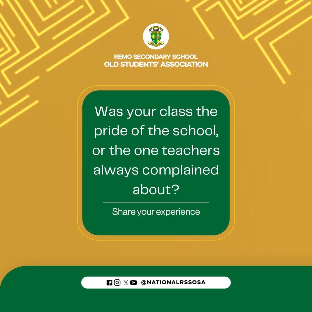 NationalRssosa's tweet photo. Was your class the best in school, or the one teachers dreaded? Let’s hear your stories!
#rssosathrowbackthursday
#rssosa
#uprss
#forgodandfatherland https://t.co/W1lJHbrPHz
