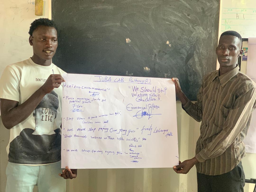As part of the #16DaysOfActivism our youth participants are using their creativity—writing powerful messages and creating artwork to advocate for a violence-free world. See below for their inspiring work.