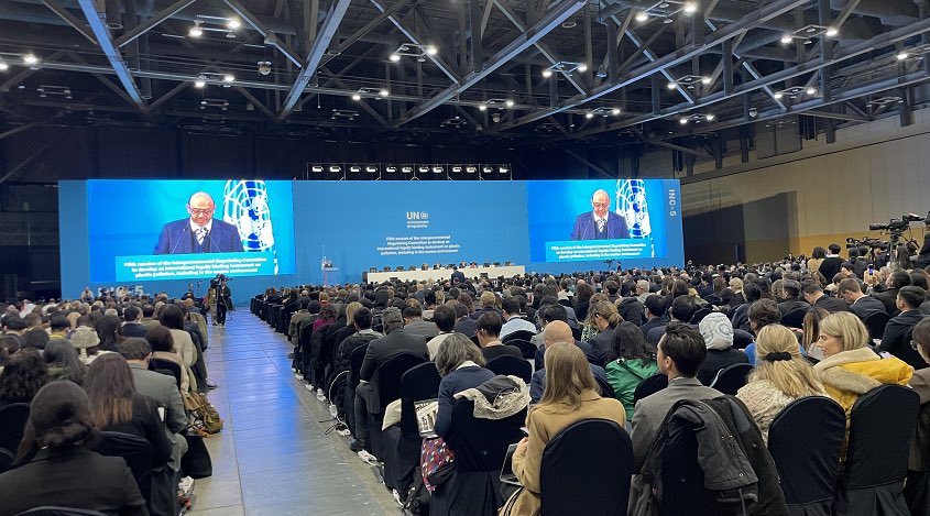 Aadawe's tweet photo. Although the negotiations to establish a global plastic treaty did not go as hoped, we remain committed to eliminating microplastics and chemical exposures from cosmetics and personal care products. https://t.co/ljRS54AXtr