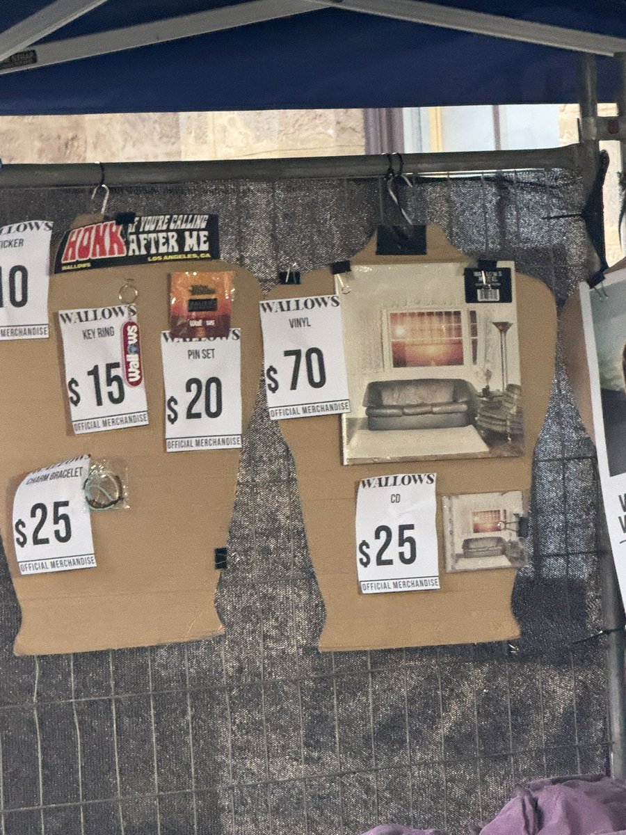 whozurmoneyon's tweet photo. Wallows merch in Perth Australia 🇦🇺 https://t.co/ys1UxHnvMa