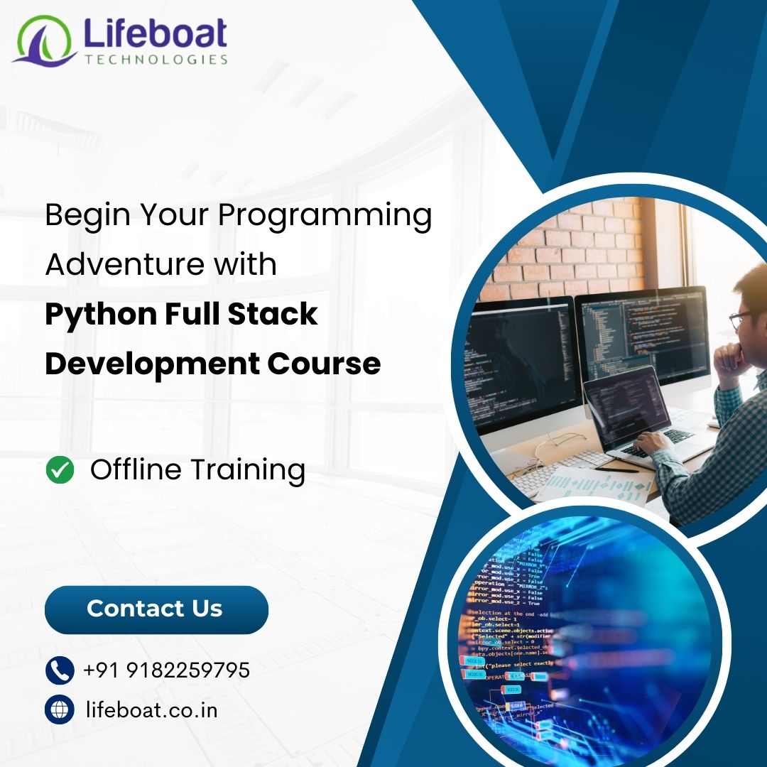 iamLifeboat's tweet image. Kickstart your programming journey with our Python Full Stack Development Course. Master coding and build your dream projects with Lifeboat Technologies.
#pythonfullstack #SoftwareTraining #programming #offlinecourse #besttraininginstitute #codeyourfuture #learntocode