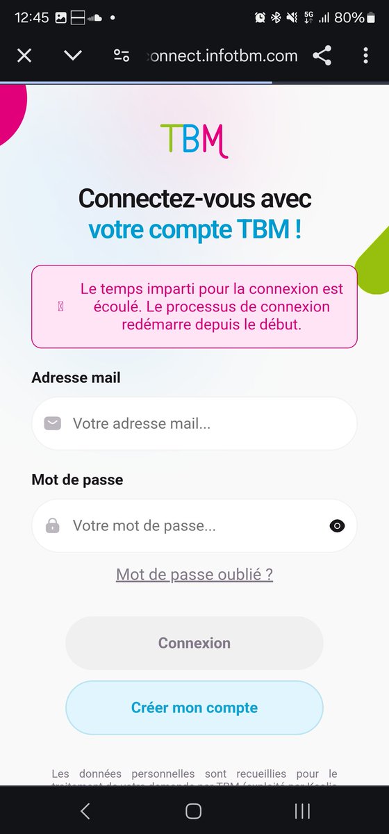 darkyogi117's tweet photo. @info_tbm est ce qu'il y a un soucis sur l'application car je n'arrive pas à me connecter pour avoir accès à mes titres de transport https://t.co/jeIzmRQQhU